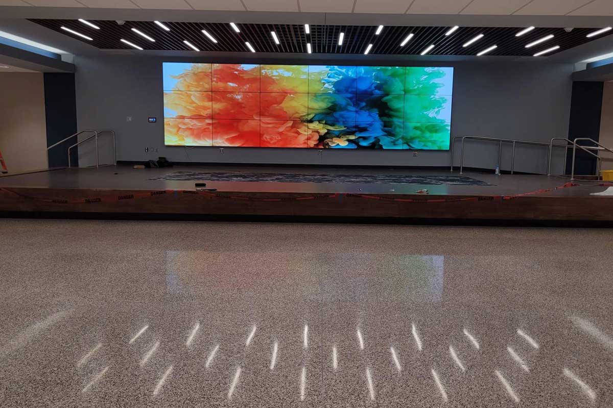 Video Wall Installation: Harrison High School