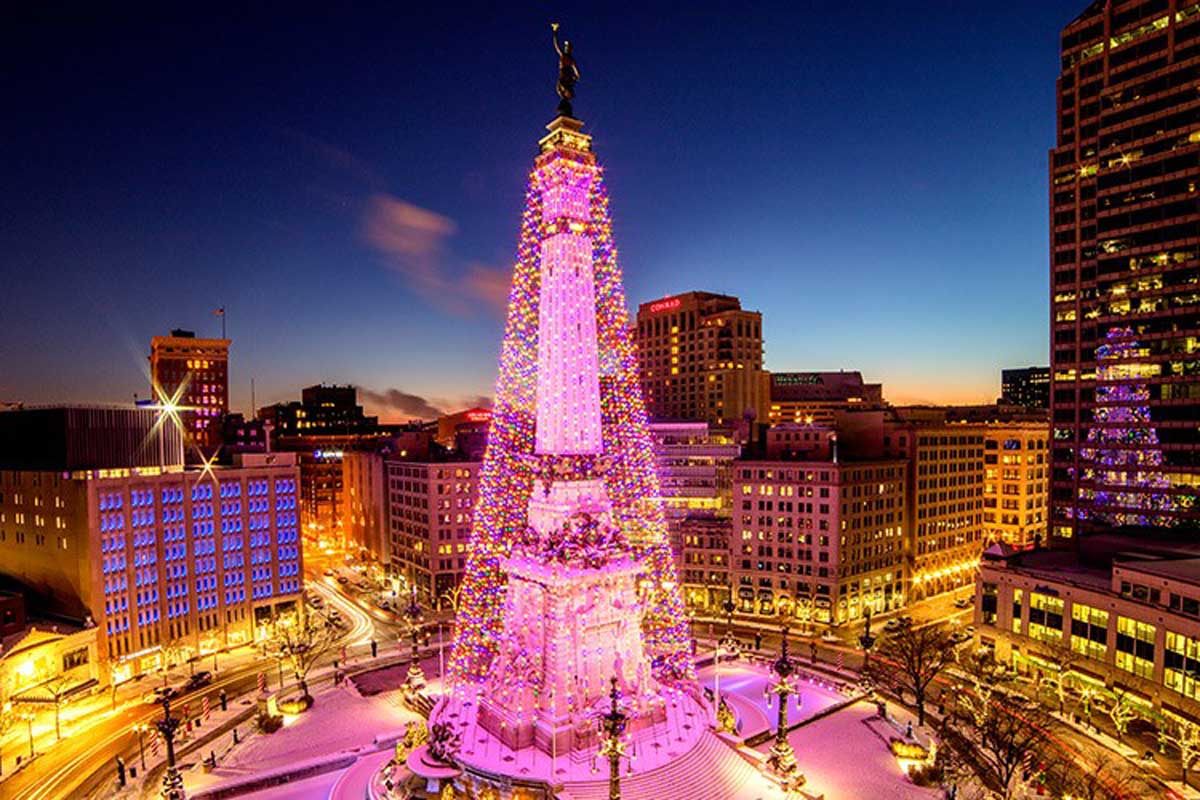 Helping Light Indiana’s Largest ‘Christmas Tree’ 