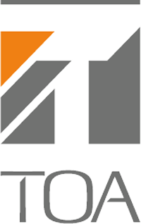 TOA Corp. Logo | Fairchild Communication Systems, Inc.